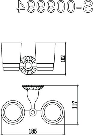 Стакан Savol S-08968C