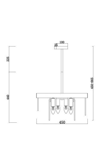 Светильник подвесной Freya Porto Modern FR5104PL-06BS3 - фото 2