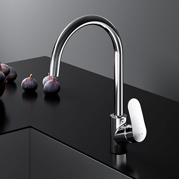 Смеситель для кухни Am.Pm Like F8007700 на раковину/на столешницу хром без термостата