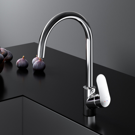 Смеситель для кухни Am.Pm Like F8007700 на раковину/на столешницу хром без термостата