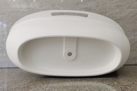 Ванна из искусственного камня Abber Stein AS9631 170х85 отдельностоящая овальная