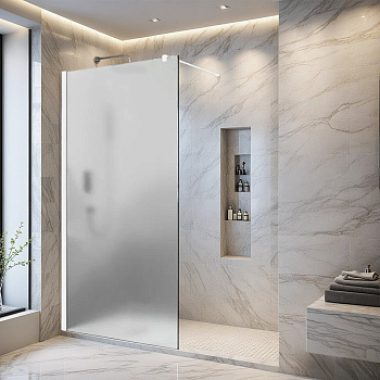 Душевая перегородка Parly T100F 100х190 стекло матовое 6 мм