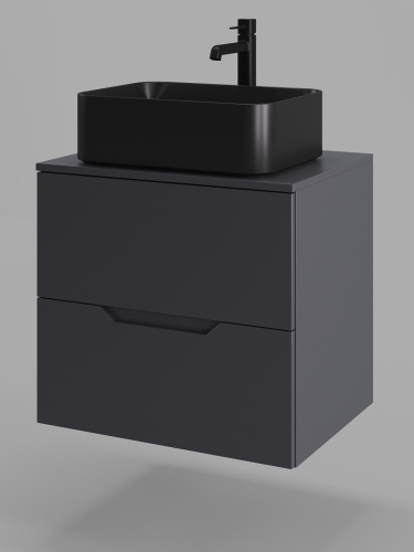 Тумба с раковиной Orange Line Li-60TugMDF+B02-460MB 60,5х46х70 - фото 2