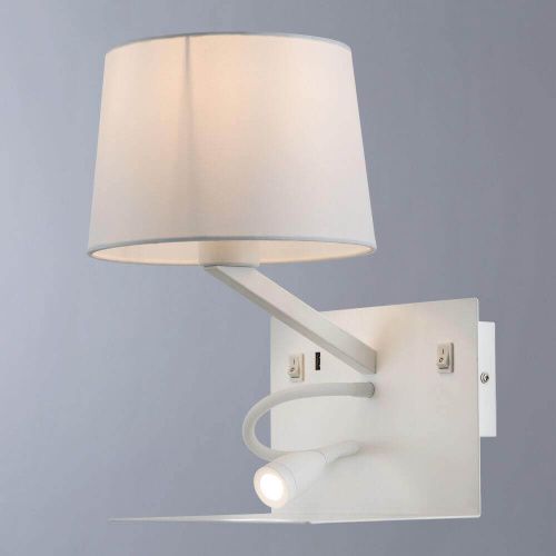 Бра Arte Lamp Ibis (Ибис) A1056AP-2WH - фото 2