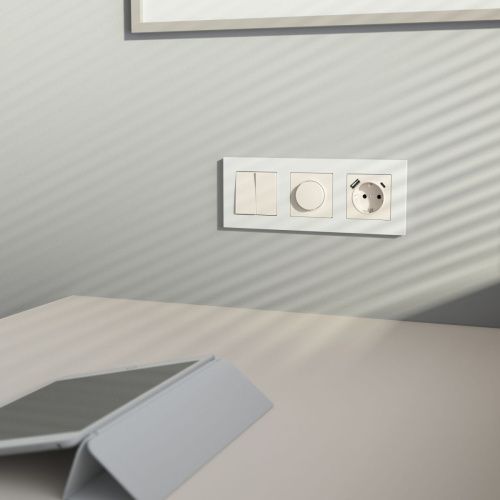 Розетка с/з со шторками и USB тип A+C Werkel 4690389213274 - фото 3