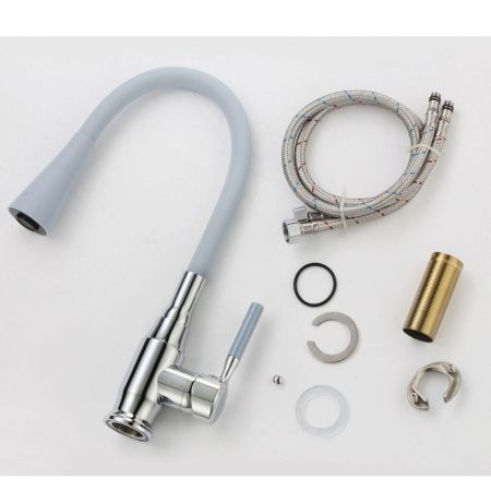 Смеситель для кухни Savol S-2805AM04 на мойку хром