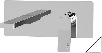 Смеситель Paffoni Tilt TI105BO встраиваемый в стену белый