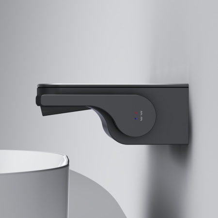 Смеситель Am.Pm Func F8F72722 встраиваемый в стену черный без термостата