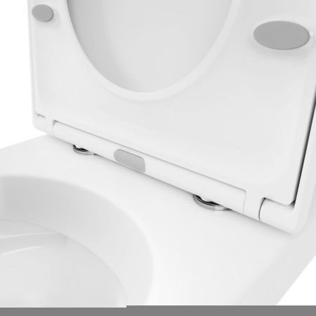 Унитаз-компакт напольный с бачком Lavinia Boho Grance Hill 3307002R белый с сиденьем микролифт безободковый каскадный смыв