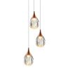 Светильник подвесной Delight Collection Stilla (Стилла) MD24001004-3A copper/clear