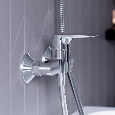 Смеситель для душа Damixa Origin Evo 782000000 настенный хром