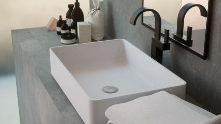 Раковина из искусственного камня Zenon Volga 4000.000.000.000.09372 60х40 накладная цвет белый