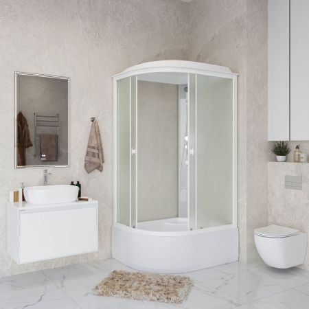 Душевая кабина Niagara Promo P100/70/40R/MT 100х70 асимметричная с крышей ориентация правая