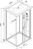Душевая кабина AvaCan D129SLED 120х90 прямоугольная с крышей ориентация универсальная