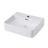 Раковина керамическая Abber RECHTECK AC2203 50х40 накладная цвет белый 1 отверстие под смеситель
