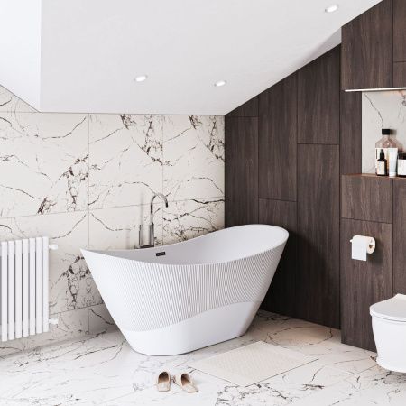 Ванна акриловая Grossman Galaxy GR-2104M 170х75 отдельностоящая овальная с каркасом