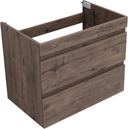 Тумба под раковину Aquanet Нота NEW 00334192 74х47х61 подвесная цвет темное дерево
