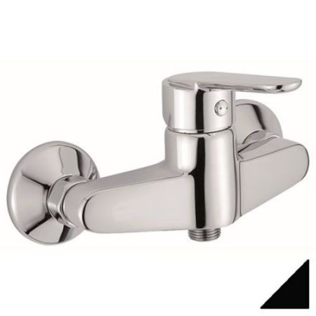 Смеситель для ванны и душа Webert Sax Evolution SE870102560 настенный черный