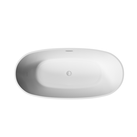 Ванна акриловая Sancos Flo FB02 170х80 отдельностоящая овальная с каркасом