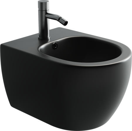 Биде подвесное Ceramica Nova PLAY CN3002MB цвет черный