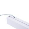 Линейный подвесной светильник Uniel ULO-K19A 30W/4000K/Z30-120 IP40 WHITE