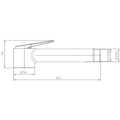 Гигиенический душ Bossini Paloma Flat B00470.030 хром - фото 2