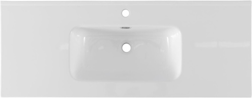Раковина-столешница Aquanet Flat 00254366 полувстраиваемая цвет белый - фото 3