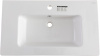 Раковина керамическая Allen Brau Fantasy 4.11012.20 82х47 полувстраиваемая цвет белый 1 отверстие под смеситель