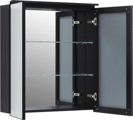 Зеркало-шкаф De Aqua Алюминиум 261758 70х80 подвесной
