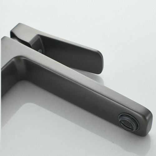 Смеситель Raffine F1199T на раковину оружейная сталь - фото 5