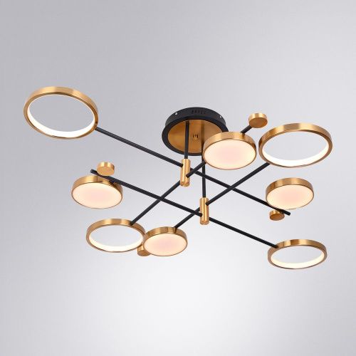 Люстра на штанге Arte Lamp Holly (Холлы) A1364PL-8PB - фото 2