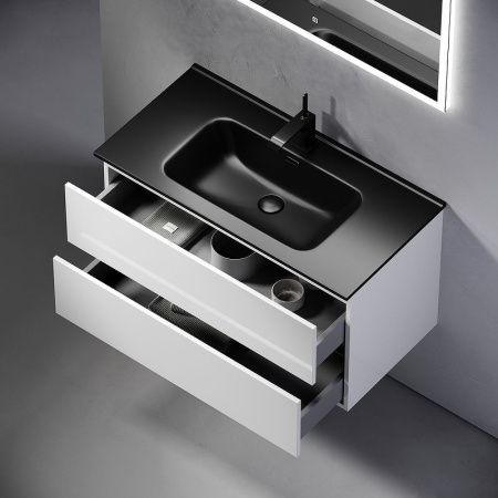 Тумба под раковину Sancos Urban UR90W 90х50 подвесная цвет белый