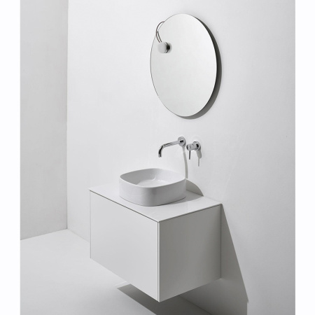 Раковина из санфаянса Simas FO 03 bia 40х40 накладная цвет белый