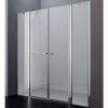 Душевая дверь Cezares ELENA ELENA-W-B-22-240-P-Cr 240х195 стекло рифленое профиль хром