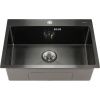 Кухонная мойка Melana ProfLine D6545HB графит 65х45 цвет серый поверхность полированная