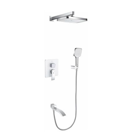 Душевая система Rose R1535F встраиваемая в стену цвет белый