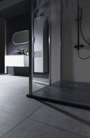 Душевой уголок Allen Brau Priority 3.31038.BA + 3.31044.BA 160х90 стекло прозрачное профиль серебро без поддона