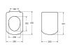 Крышка сиденье для унитаза Roca Debba 78019D0004