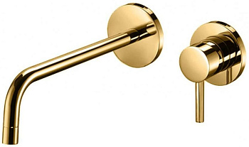 Смеситель Paffoni Light LIG101HG70 встраиваемый в стену золото