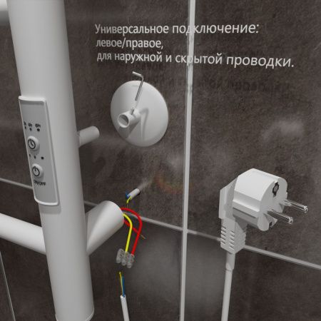 Полотенцесушитель электрический Тругор Аспект Пэк сп АспектПэксп1/6040белВГП 45х60 белый