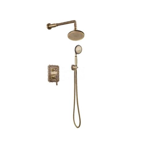 Душевая система Bronze de Luxe 10138R встраиваемая в стену цвет бронза - фото 2