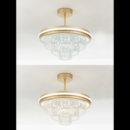 Люстра на штанге Natali Kovaltseva Crystal (Црыстал) LED LAMPS 81115/3C
