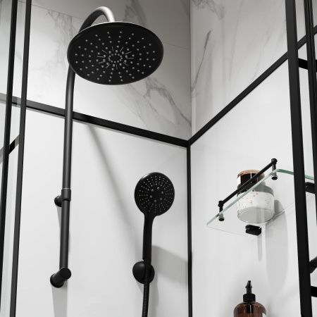 Душевая кабина Niagara Standart ST120/80/15QL/KL/BKT 120х80 прямоугольная без крыши ориентация левая