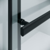 Душевая перегородка Niagara Nova NG-671-90BLACK 90х200 стекло прозрачное профиль черный матовый