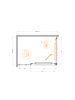 Душевой уголок Cezares LUX LUX-AH-FS-11-110/80-C-CR 110х80 стекло прозрачное профиль хром без поддона