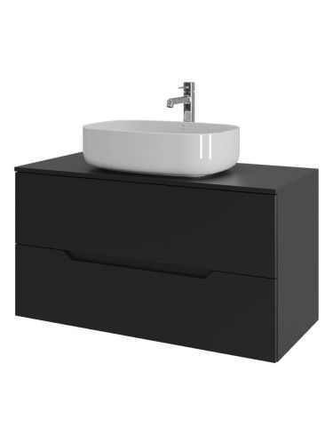 Тумба с раковиной Orange Line Li-100TubMDF+B07-540W 100х50