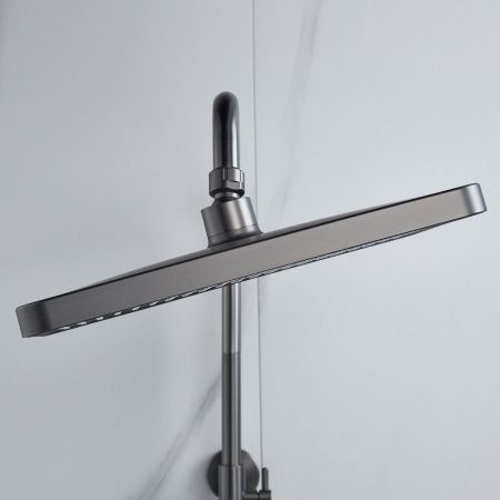 Душевая стойка Raffine F3699T настенная цвет оружейная сталь