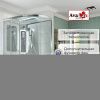 Душевая кабина AvaCan A A2912LLED 120х90 асимметричная с крышей ориентация левая