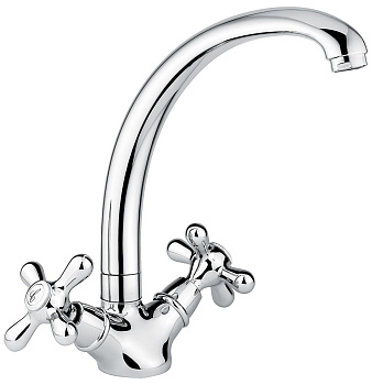 Смеситель для кухни Emmevi Deco Classic 12717/CR на раковину хром
