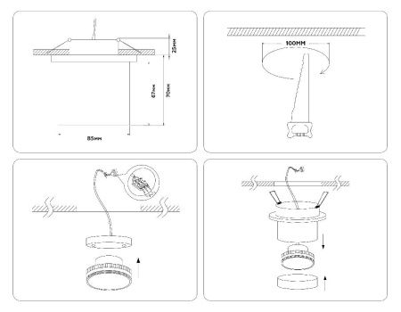 Спот Ambrella Light Move (Мове) TA1431